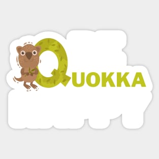 Be quokka happy Sticker